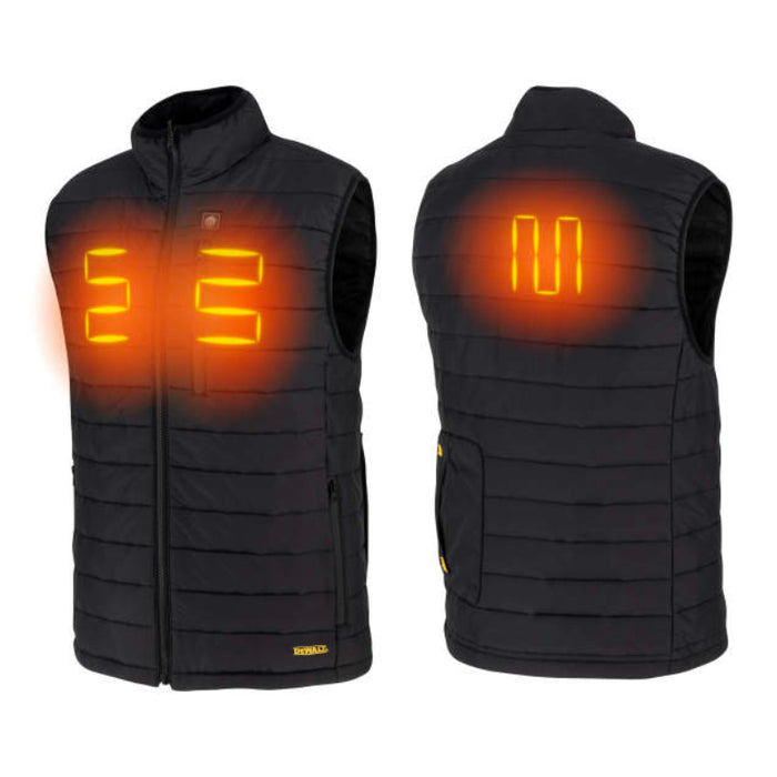 DEWALT® Men's Lightweight Heated Puffer Vest - Black - DCHV095