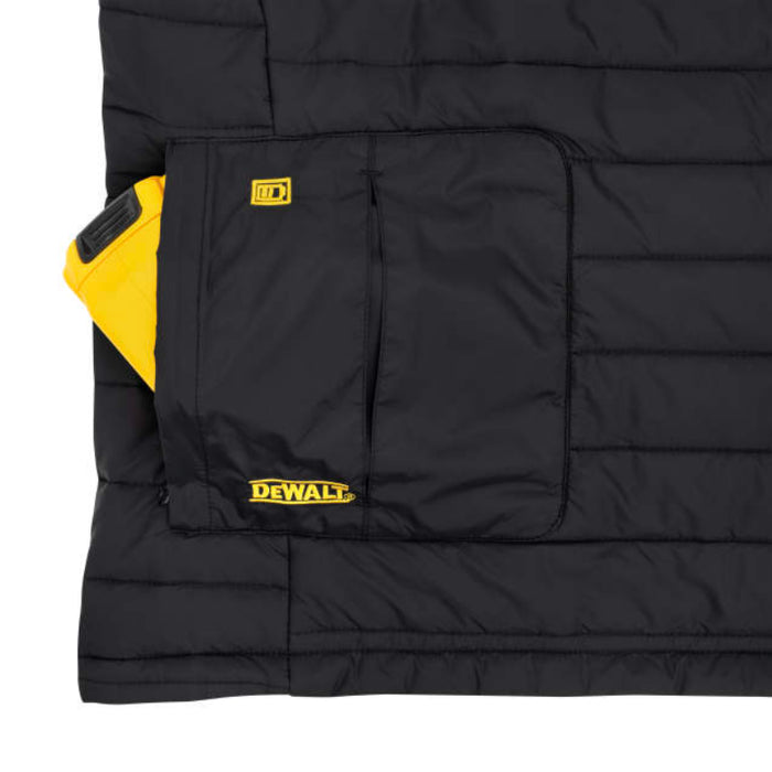 DEWALT® Men's Lightweight Heated Puffer Vest - Black - DCHV095