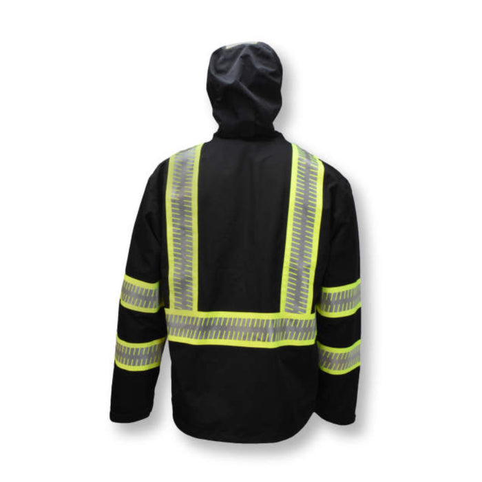 DEWALT® Enhanced Visibility Waterproof Lightweight Rain Jacket - ANSI Class 1 - Type O - DRW11