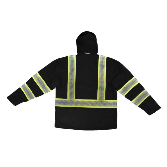 DEWALT® Enhanced Visibility Waterproof Lightweight Rain Jacket - ANSI Class 1 - Type O - DRW11