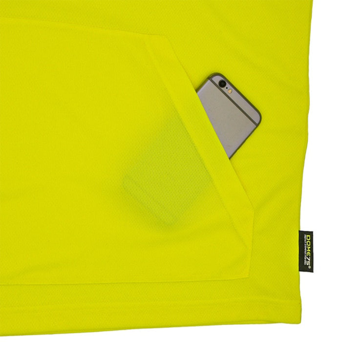 DOME75® DYNAMIC SERIES High Visibility Viz-Dri Long Sleeve Hooded T-Shirt - DSH1401