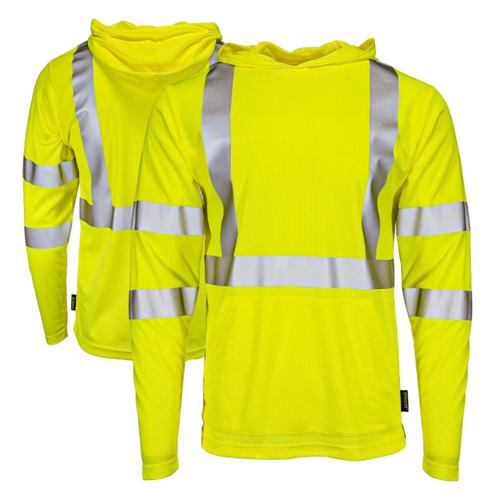 DOME75® DYNAMIC SERIES ANSI Class 3 Viz-Dri Hooded T-Shirt - DSH1431