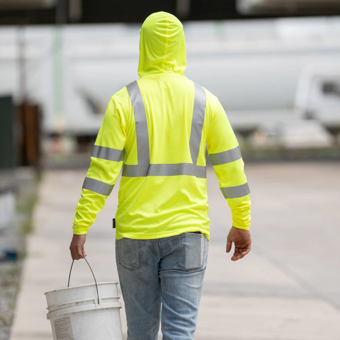 DOME75® DYNAMIC SERIES ANSI Class 3 Viz-Dri Hooded T-Shirt - DSH1431