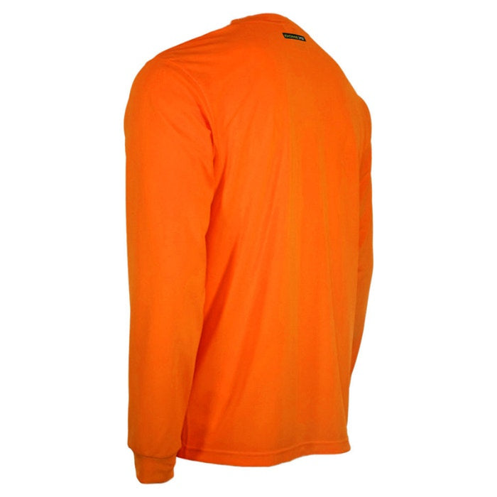 DOME75® DYNAMIC SERIES High Visibility Viz-Dri Long Sleeve Safety Shirt - DSL1401