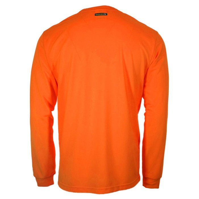 DOME75® DYNAMIC SERIES High Visibility Viz-Dri Long Sleeve Safety Shirt - DSL1401