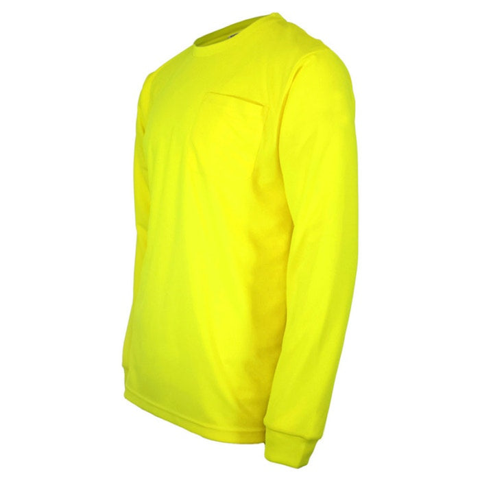 DOME75® DYNAMIC SERIES High Visibility Viz-Dri Long Sleeve Safety Shirt - DSL1401