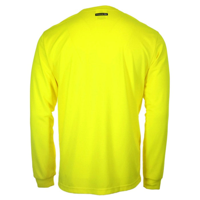 DOME75® DYNAMIC SERIES High Visibility Viz-Dri Long Sleeve Safety Shirt - DSL1401