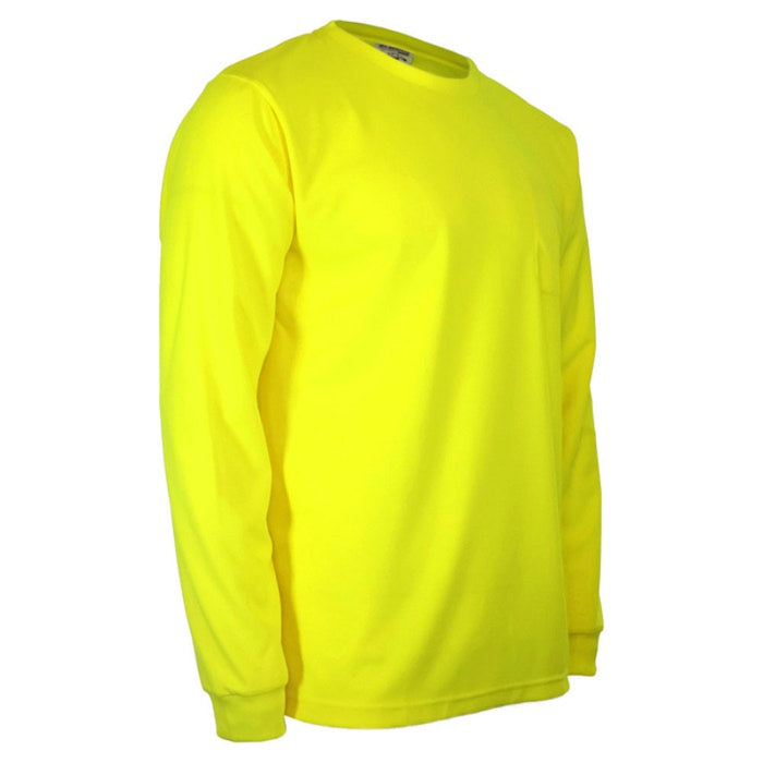 DOME75® DYNAMIC SERIES High Visibility Viz-Dri Long Sleeve Safety Shirt - DSL1401