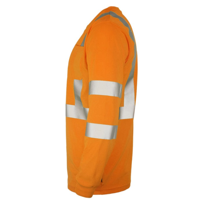 DOME75® DYNAMIC SERIES Hi-Vis ANSI Class 3 Viz-Dri Long Sleeve Safety Shirt - DSL1431