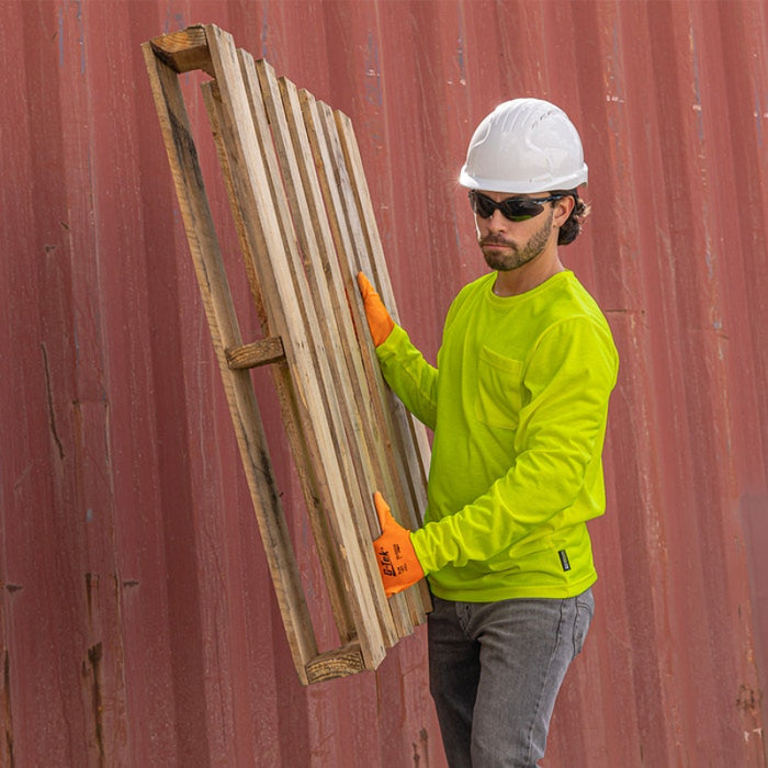 DOME75® DYNAMIC SERIES High Visibility Viz-Tuff Long Sleeve Moisture Wicking Safety Shirt - DSL2601