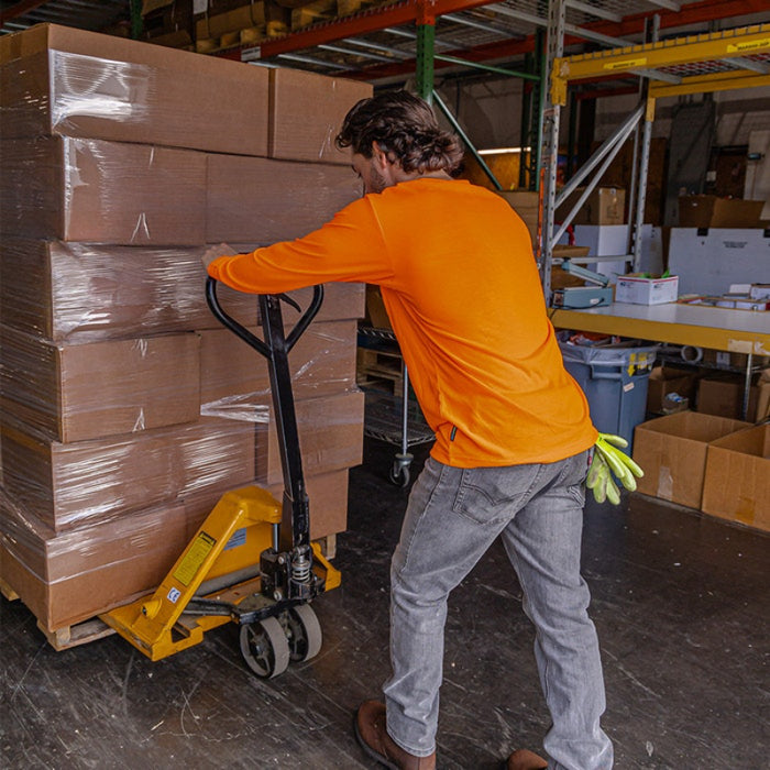 DOME75® DYNAMIC SERIES High Visibility Viz-Tuff Long Sleeve Moisture Wicking Safety Shirt - DSL2601