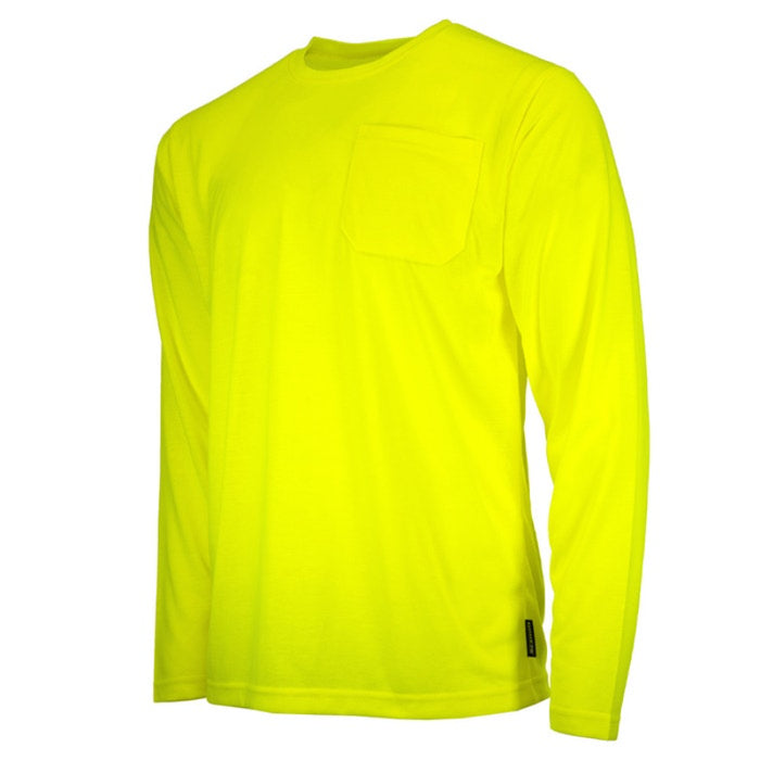 DOME75® DYNAMIC SERIES High Visibility Viz-Tuff Long Sleeve Moisture Wicking Safety Shirt - DSL2601