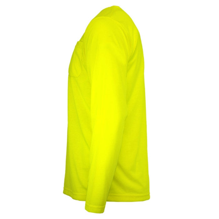 DOME75® DYNAMIC SERIES High Visibility Viz-Tuff Long Sleeve Moisture Wicking Safety Shirt - DSL2601