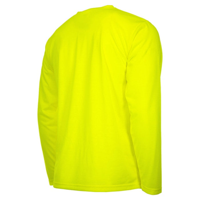 DOME75® DYNAMIC SERIES High Visibility Viz-Tuff Long Sleeve Moisture Wicking Safety Shirt - DSL2601