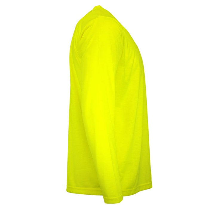 DOME75® DYNAMIC SERIES High Visibility Viz-Tuff Long Sleeve Moisture Wicking Safety Shirt - DSL2601