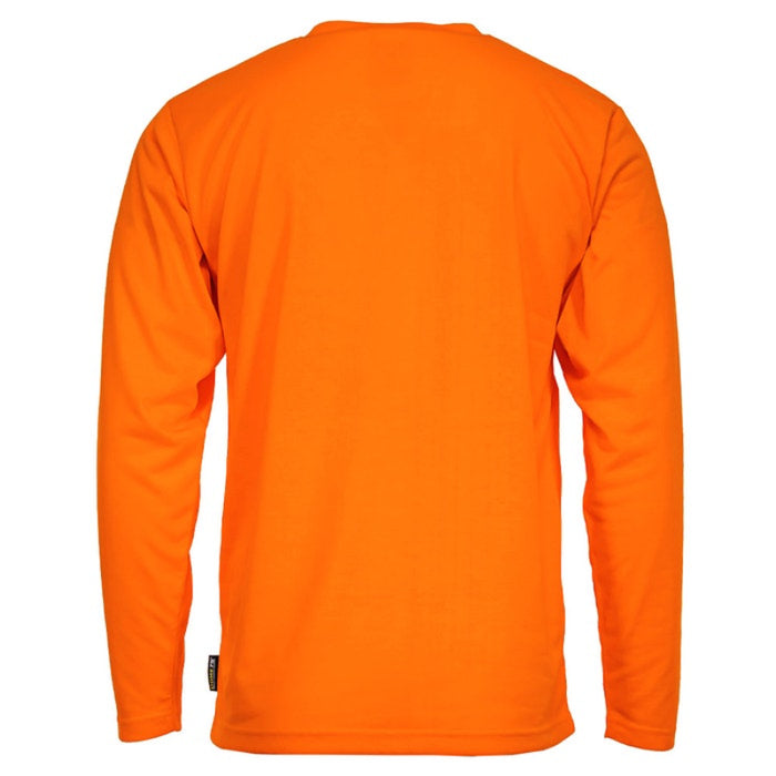 DOME75® DYNAMIC SERIES High Visibility Viz-Tuff Long Sleeve Moisture Wicking Safety Shirt - DSL2601