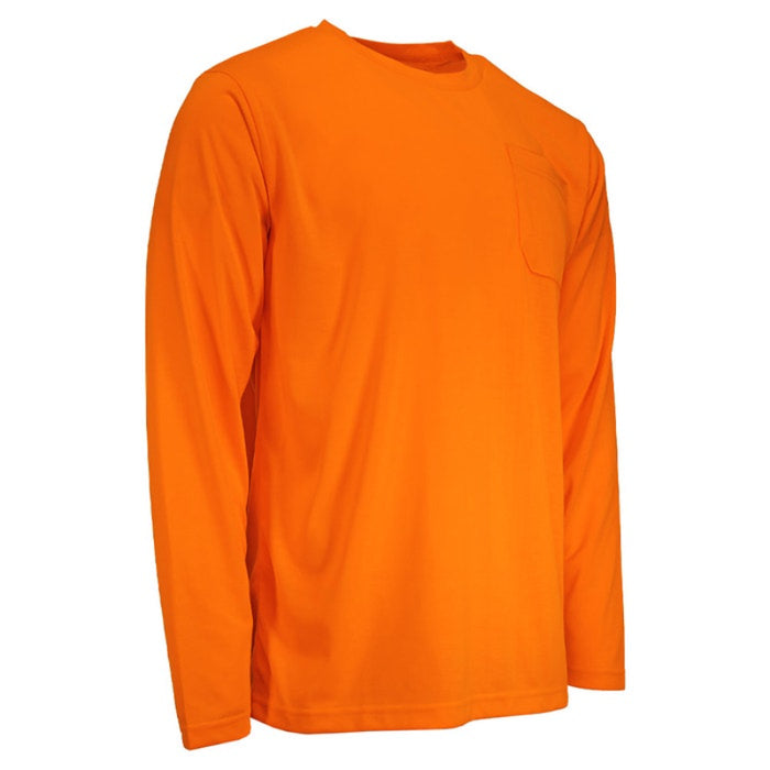 DOME75® DYNAMIC SERIES High Visibility Viz-Tuff Long Sleeve Moisture Wicking Safety Shirt - DSL2601