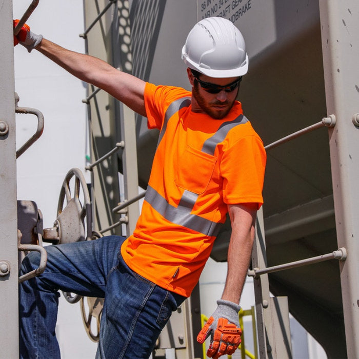 DOME75® DYNAMIC SERIES Hi-Vis ANSI Class 2 Viz-Dri Safety T-Shirt - DSS1421