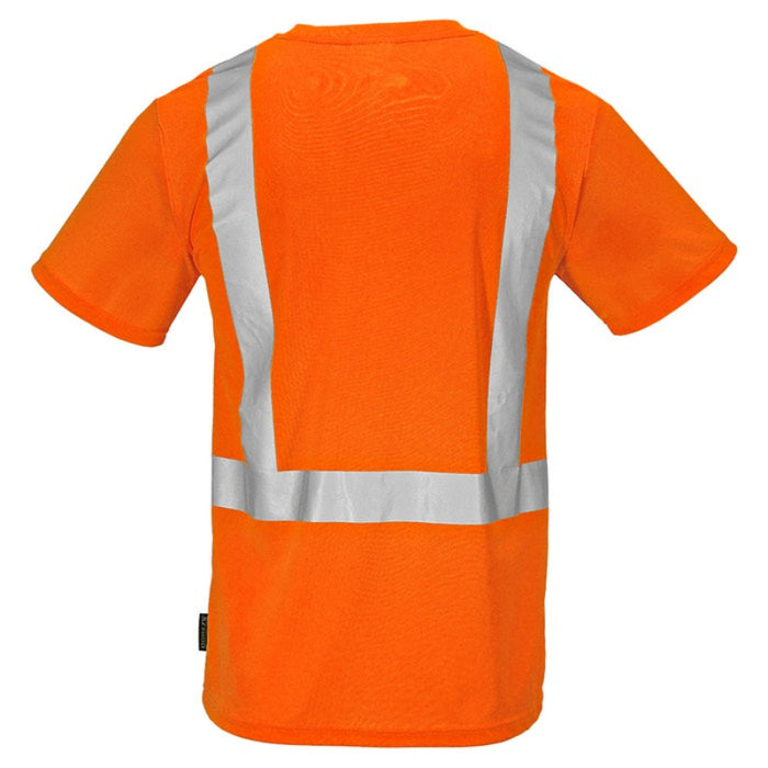 DOME75® DYNAMIC SERIES Hi-Vis ANSI Class 2 Viz-Dri Safety T-Shirt - DSS1421