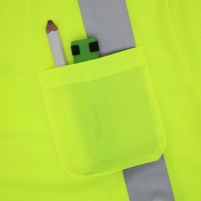 DOME75® DYNAMIC SERIES Hi-Vis ANSI Class 2 Viz-Dri Safety T-Shirt - DSS1421
