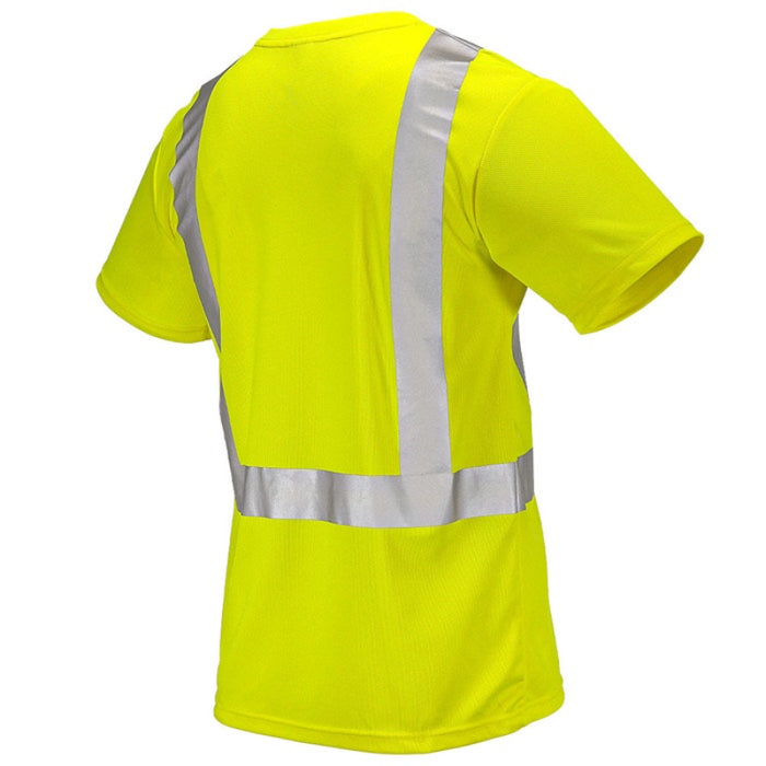 DOME75® DYNAMIC SERIES Hi-Vis ANSI Class 2 Viz-Dri Safety T-Shirt - DSS1421