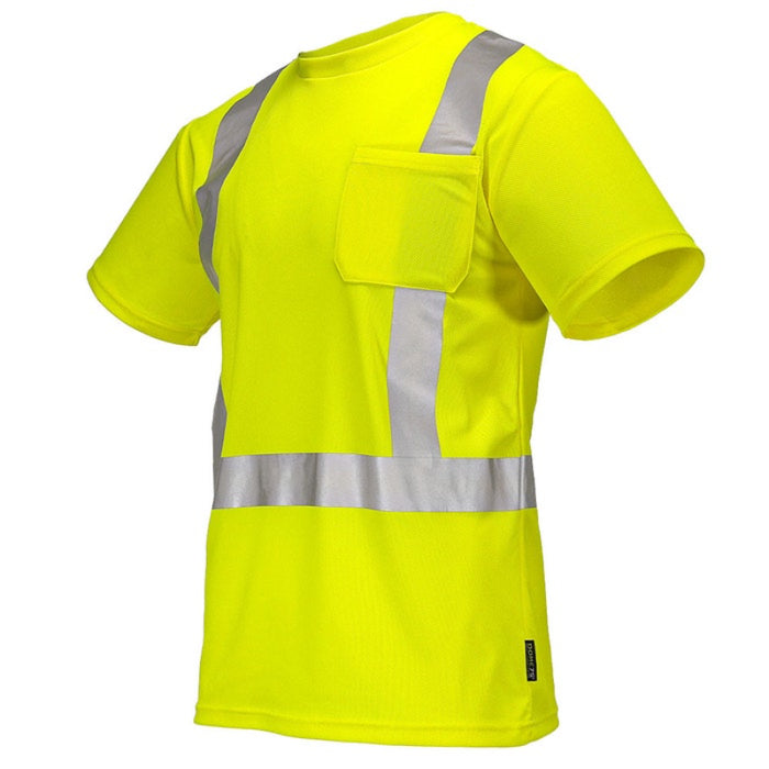 DOME75® DYNAMIC SERIES Hi-Vis ANSI Class 2 Viz-Dri Safety T-Shirt - DSS1421