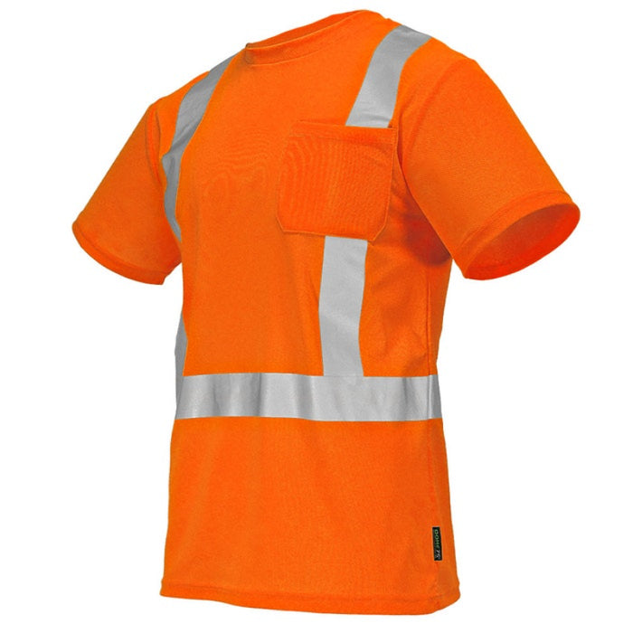 DOME75® DYNAMIC SERIES Hi-Vis ANSI Class 2 Viz-Dri Safety T-Shirt - DSS1421