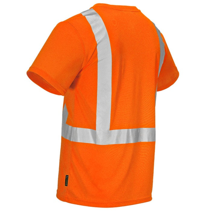 DOME75® DYNAMIC SERIES Hi-Vis ANSI Class 2 Viz-Dri Safety T-Shirt - DSS1421