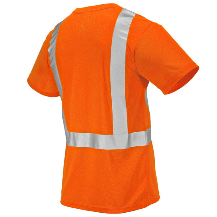DOME75® DYNAMIC SERIES Hi-Vis ANSI Class 2 Viz-Dri Safety T-Shirt - DSS1421