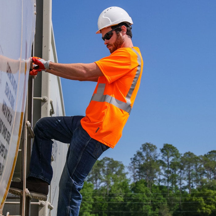 DOME75® DYNAMIC SERIES Hi-Vis ANSI Class 2 Viz-Dri Safety T-Shirt - DSS1421