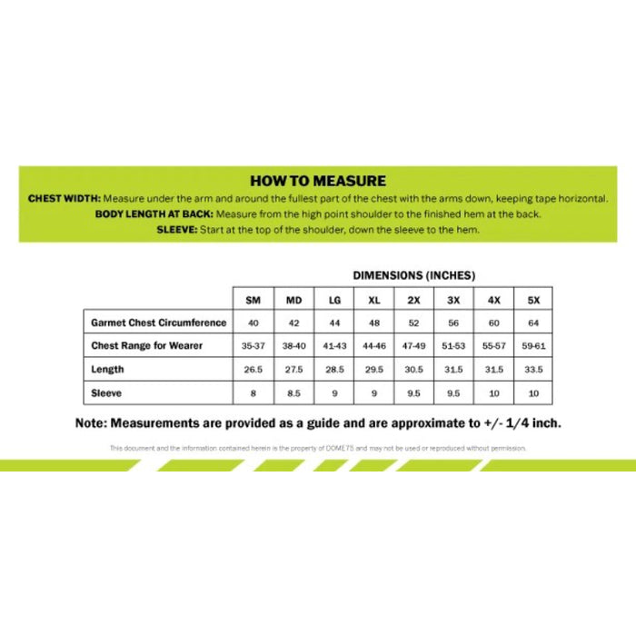 DOME75® DYNAMIC SERIES Hi-Vis ANSI Class 2 Black Bottom Viz-Dri Safety T-Shirt - DSS1422