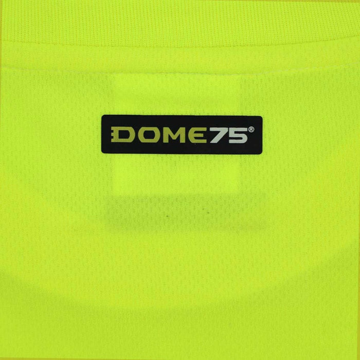 DOME75® DYNAMIC SERIES Hi-Vis ANSI Class 2 Black Bottom Viz-Dri Safety T-Shirt - DSS1422