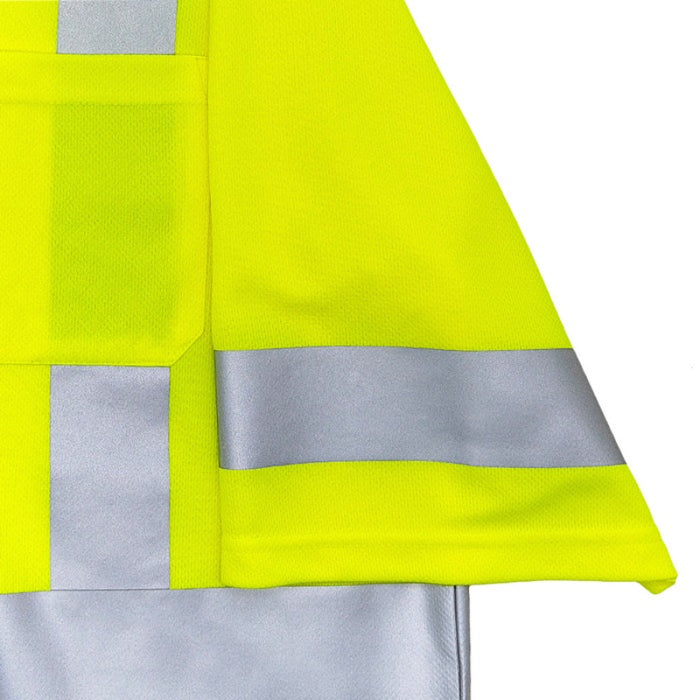 DOME75® DYNAMIC SERIES Hi-Vis ANSI Class 3 Viz-Dri Short Sleeve Safety T-Shirt - DSS1431