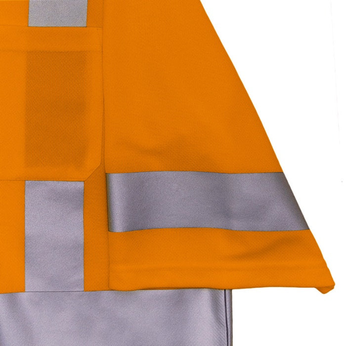 DOME75® DYNAMIC SERIES Hi-Vis ANSI Class 3 Viz-Dri Short Sleeve Safety T-Shirt - DSS1431