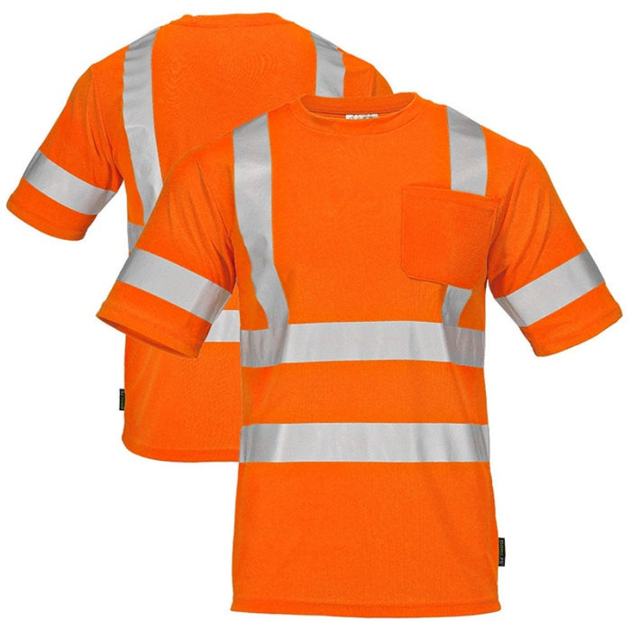 DOME75® DYNAMIC SERIES Hi-Vis ANSI Class 3 Viz-Dri Short Sleeve Safety T-Shirt - DSS1431