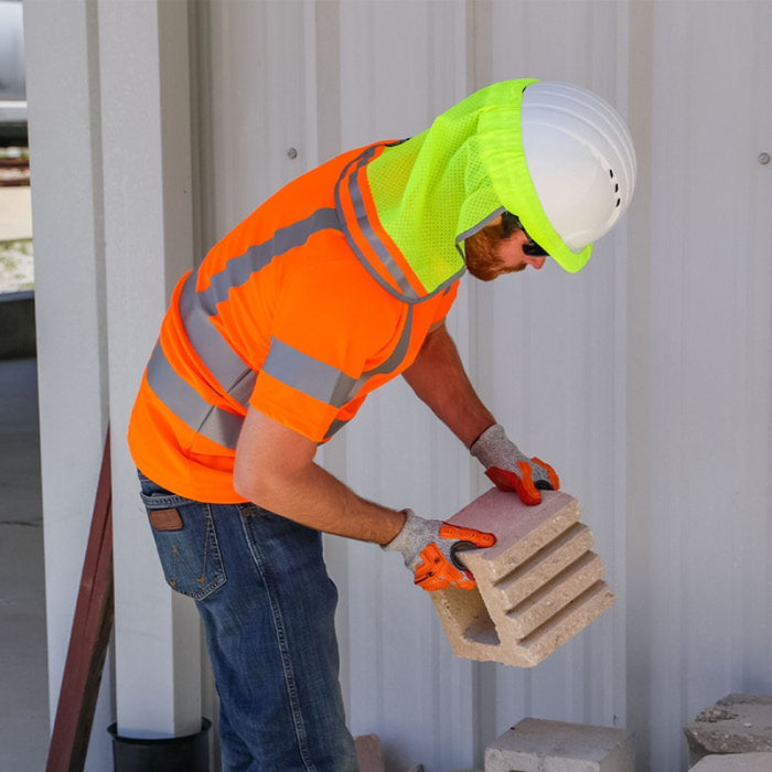 DOME75® DYNAMIC SERIES Hi-Vis ANSI Class 3 Viz-Dri Short Sleeve Safety T-Shirt - DSS1431