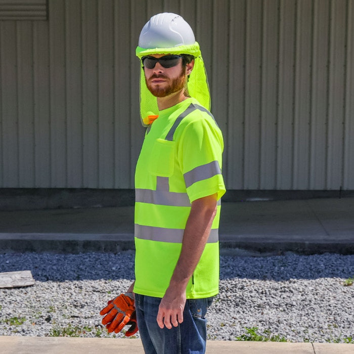 DOME75® DYNAMIC SERIES Hi-Vis ANSI Class 3 Viz-Dri Short Sleeve Safety T-Shirt - DSS1431