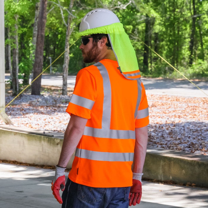 DOME75® DYNAMIC SERIES Hi-Vis ANSI Class 3 Viz-Dri Short Sleeve Safety T-Shirt - DSS1431