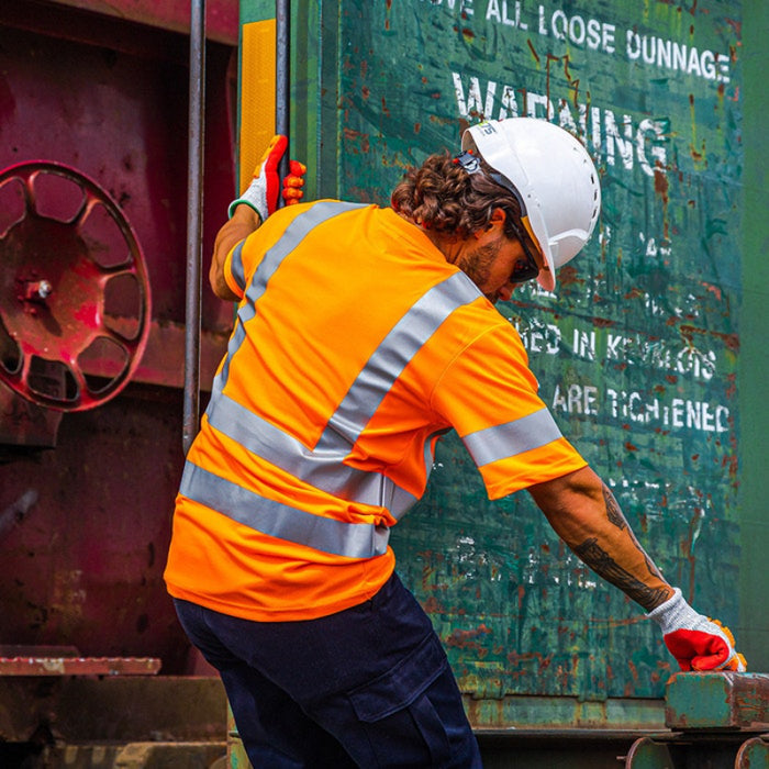 DOME75® DYNAMIC SERIES Hi-Vis ANSI Class 3 Viz-Dri Short Sleeve Safety T-Shirt - DSS1431