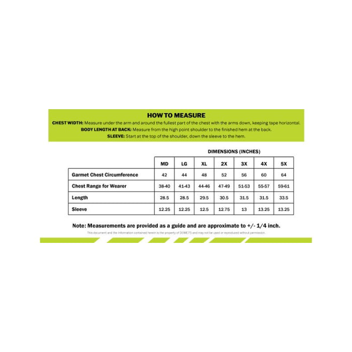 DOME75® DYNAMIC SERIES Hi-Vis ANSI Class 3 Viz-Dri Short Sleeve Safety T-Shirt - DSS1431