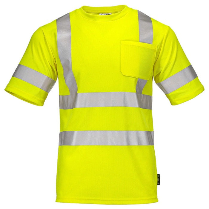 DOME75® DYNAMIC SERIES Hi-Vis ANSI Class 3 Viz-Dri Short Sleeve Safety T-Shirt - DSS1431