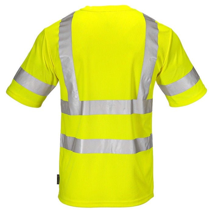 DOME75® DYNAMIC SERIES Hi-Vis ANSI Class 3 Viz-Dri Short Sleeve Safety T-Shirt - DSS1431