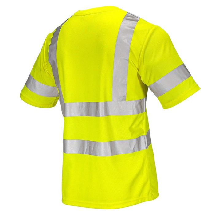 DOME75® DYNAMIC SERIES Hi-Vis ANSI Class 3 Viz-Dri Short Sleeve Safety T-Shirt - DSS1431