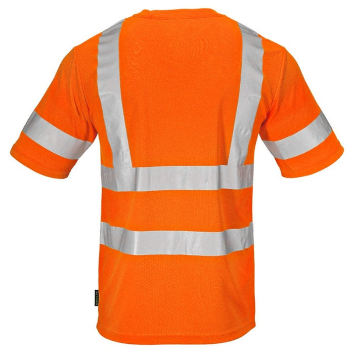 DOME75® DYNAMIC SERIES Hi-Vis ANSI Class 3 Viz-Dri Short Sleeve Safety T-Shirt - DSS1431