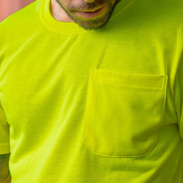DOME75® DYNAMIC SERIES High Visibility Viz-Tuff Moisture Wicking Safety T-Shirt - DSS2601