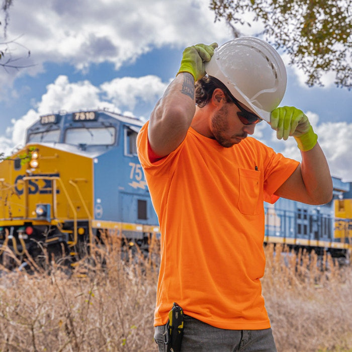 DOME75® DYNAMIC SERIES High Visibility Viz-Tuff Moisture Wicking Safety T-Shirt - DSS2601