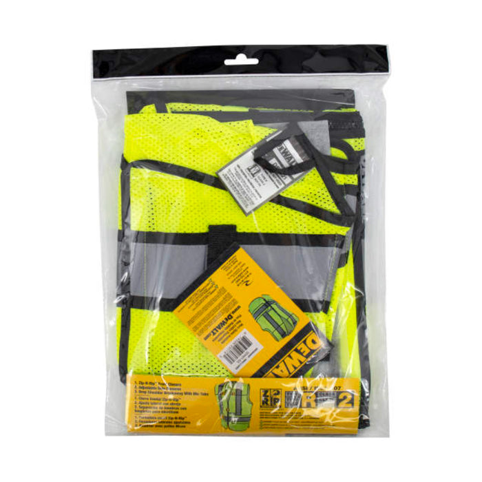 DEWALT® High Visibility Breakaway Mesh Vest - ANSI Class 2 - Type R - DSV421