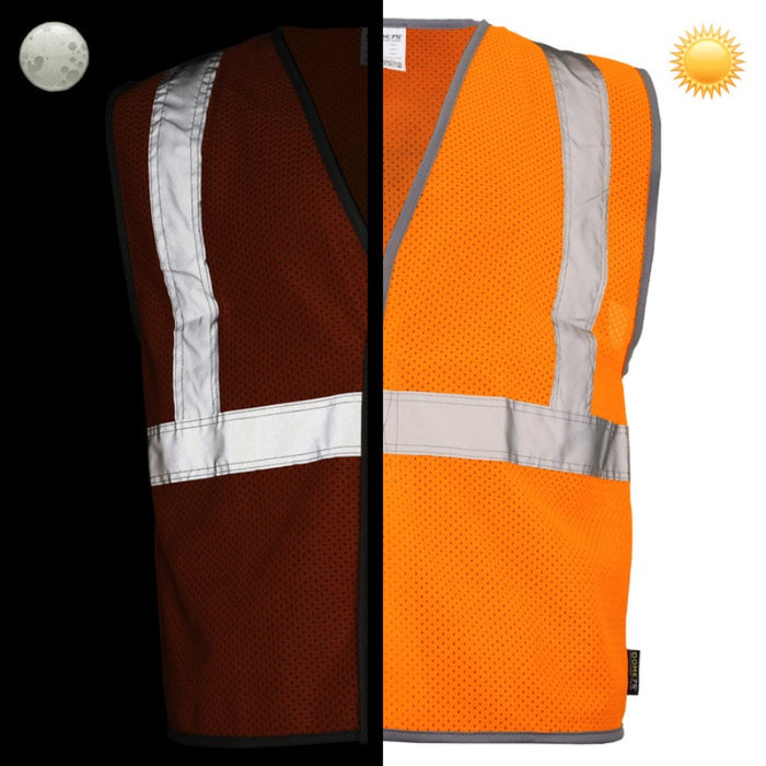 DOME75® DYNAMIC SERIES ANSI Class 2 Hi-Vis Viz-Cool Economy Safety Vest - DV1121