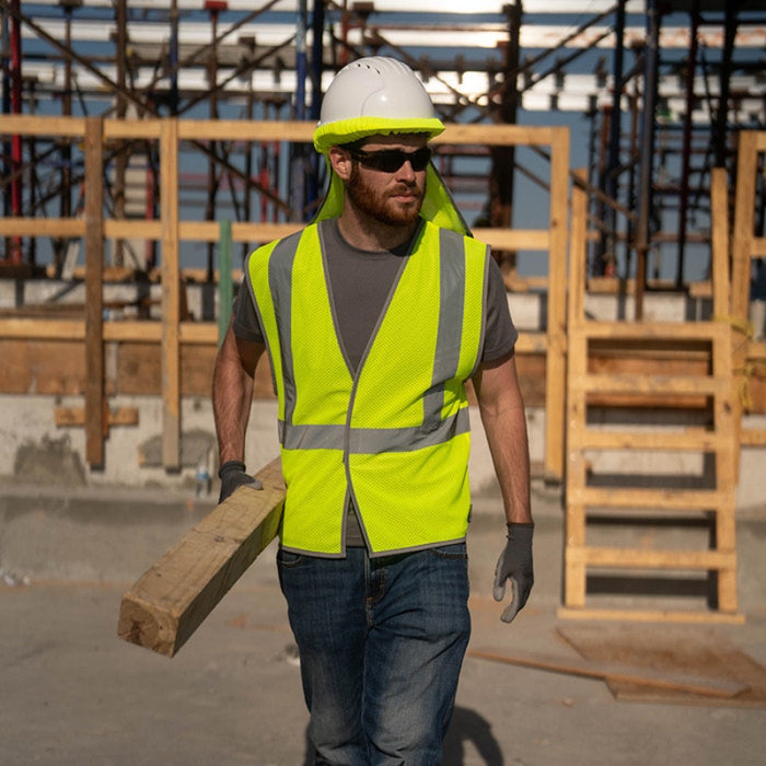 DOME75® DYNAMIC SERIES ANSI Class 2 Hi-Vis Viz-Cool Economy Safety Vest - DV1121