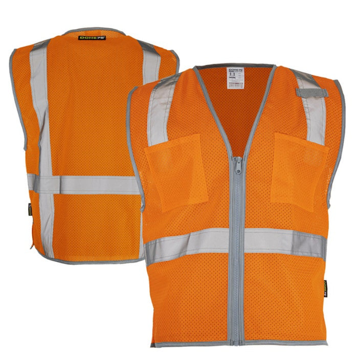 DOME75® DYNAMIC SERIES Hi-Vis ANSI Class 2 Viz-Cool Mesh Safety Vest - DV1221